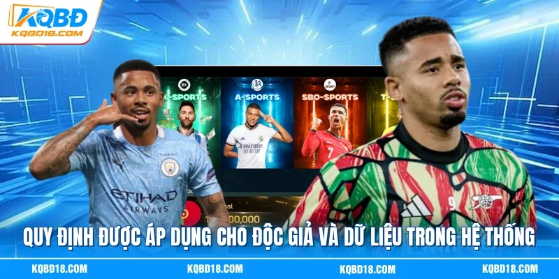 Quy định được áp dụng cho độc giả và dữ liệu trong hệ thống